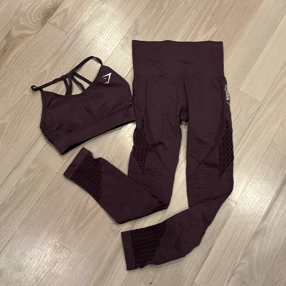 Gymshark sports bra and legging set size S